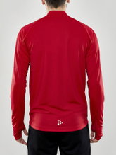 Craft Trainingsjacke Evolve Full Zip - strapazierfähige Mid-Layer-Jacke aus Stretchmaterial - rot Herren